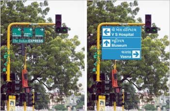 Street Signage System (for Ahmedabad)